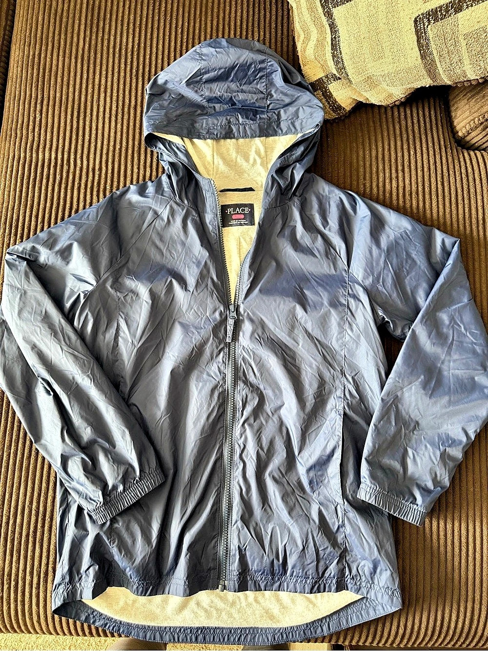The Children’s PLACE Kids Hooded Windbreaker Jacket Size 14/ XL Like New